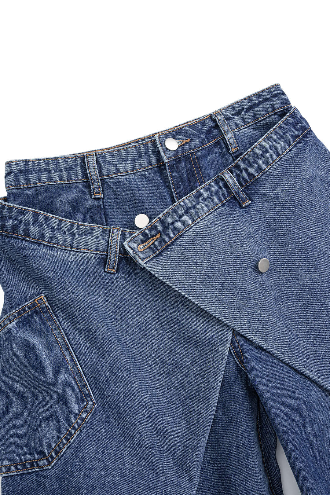 Willa London™ | Asymmetric Elegance Denim Jeans