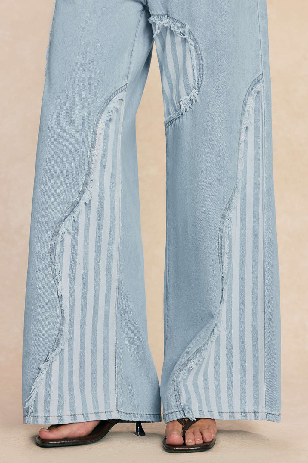 Willa London™ | Artisan Patchwork Wide Leg Jeans