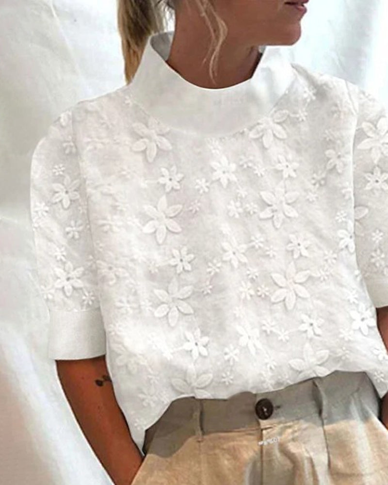 Willa London™ | Embroidered Elegance Top