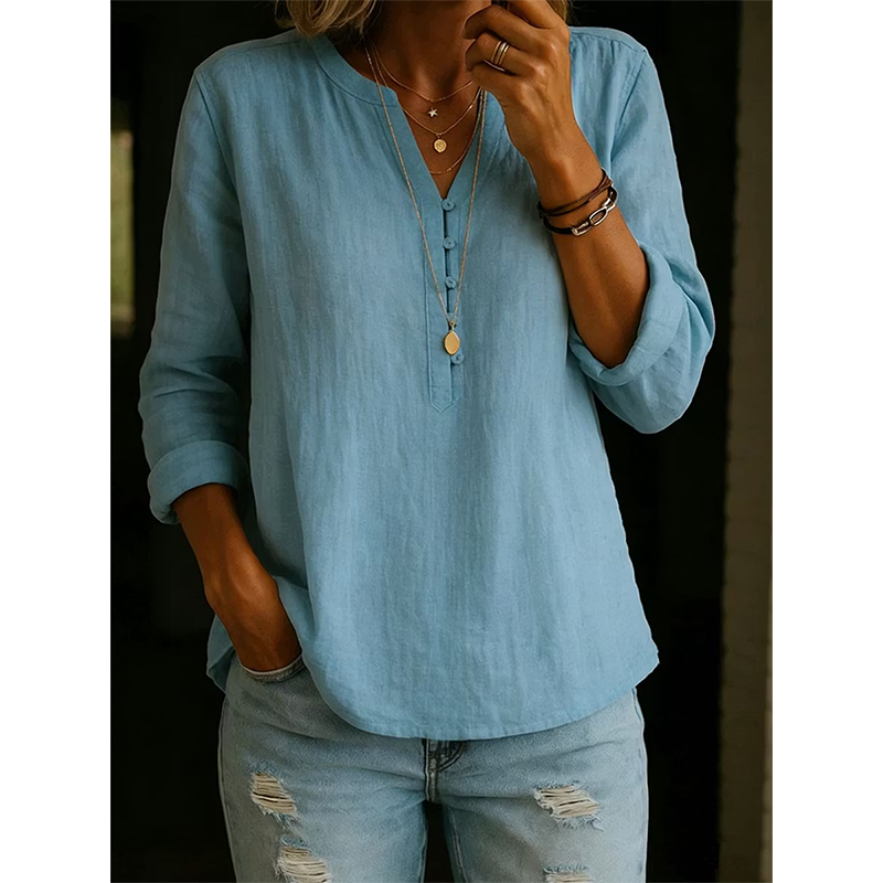 Willa London™ | Serene V-Neck Blouse