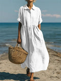 Willa London™ | Serene Cotton Shirt Dress