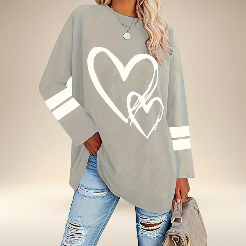 Willa London™ | Heartfelt Oversized Sweatshirt