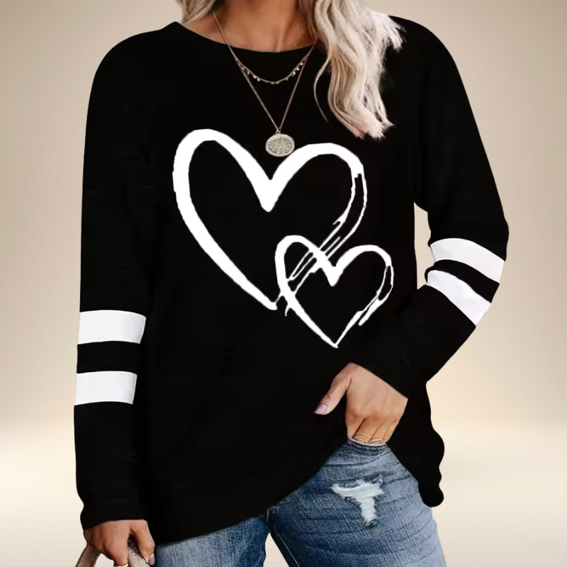Willa London™ | Heartfelt Oversized Sweatshirt