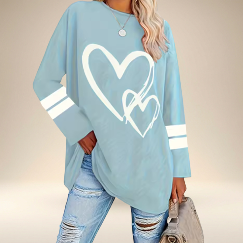 Willa London™ | Heartfelt Oversized Sweatshirt