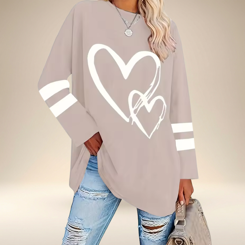 Willa London™ | Heartfelt Oversized Sweatshirt