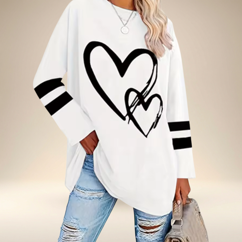 Willa London™ | Heartfelt Oversized Sweatshirt