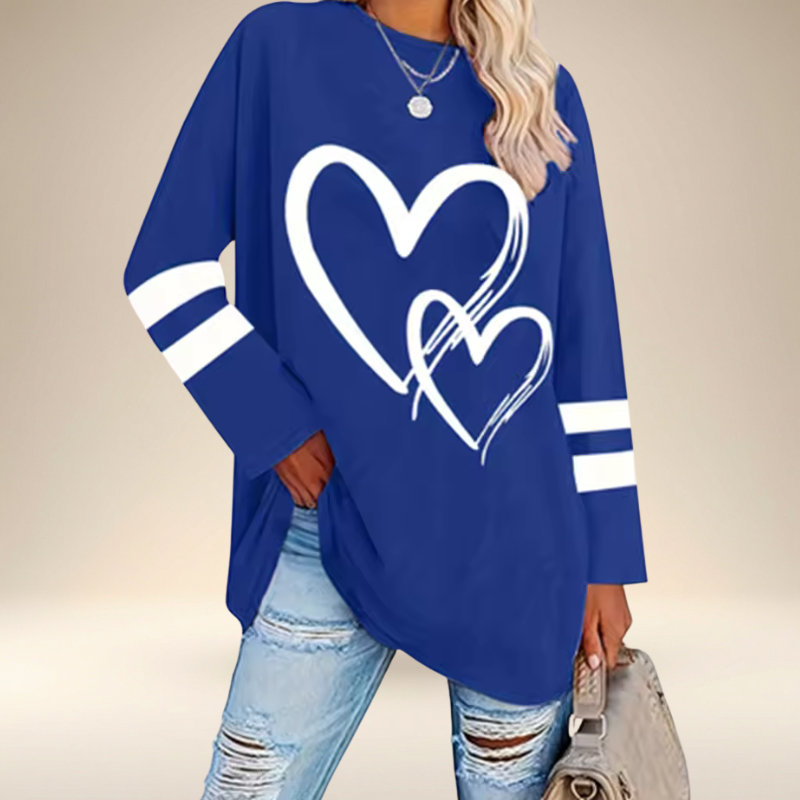 Willa London™ | Heartfelt Oversized Sweatshirt