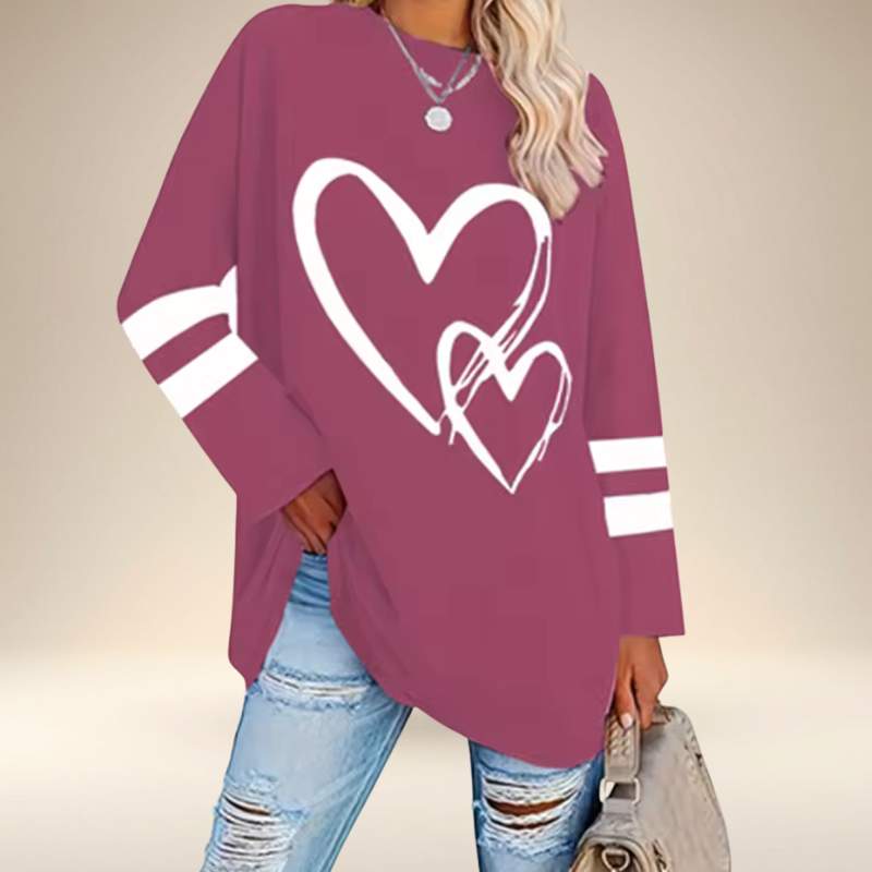 Willa London™ | Heartfelt Oversized Sweatshirt