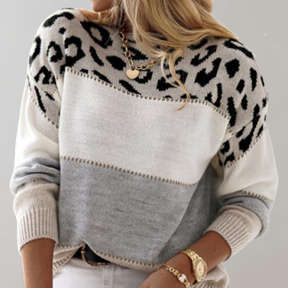 Willa London™ | Leopard Luxe Knit Pullover