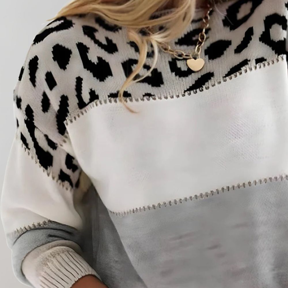 Willa London™ | Leopard Luxe Knit Pullover