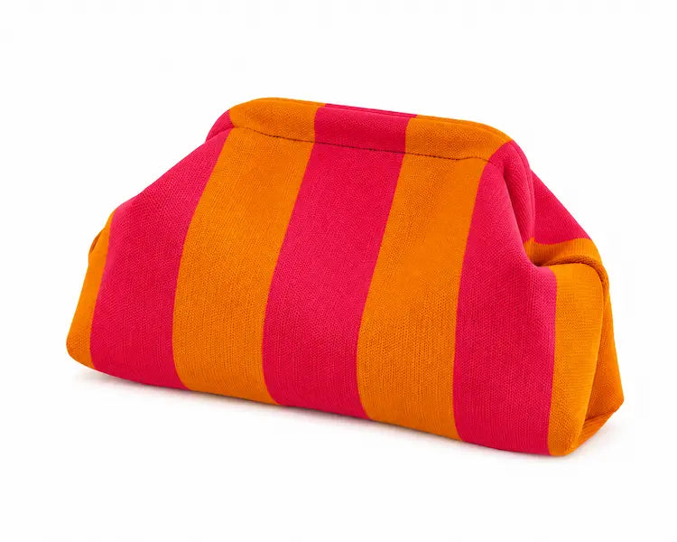 Portofino Knit Clutch — back view of cloud-shaped bag