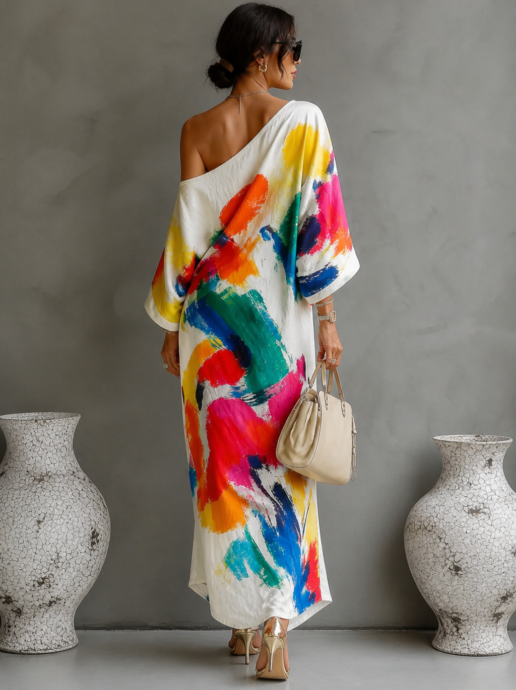 Willa London™ | Asymmetric Elegance Maxi Dress