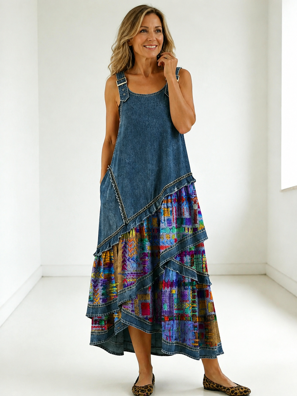 Willa London™ | Bohemian Blossom Maxi Dress