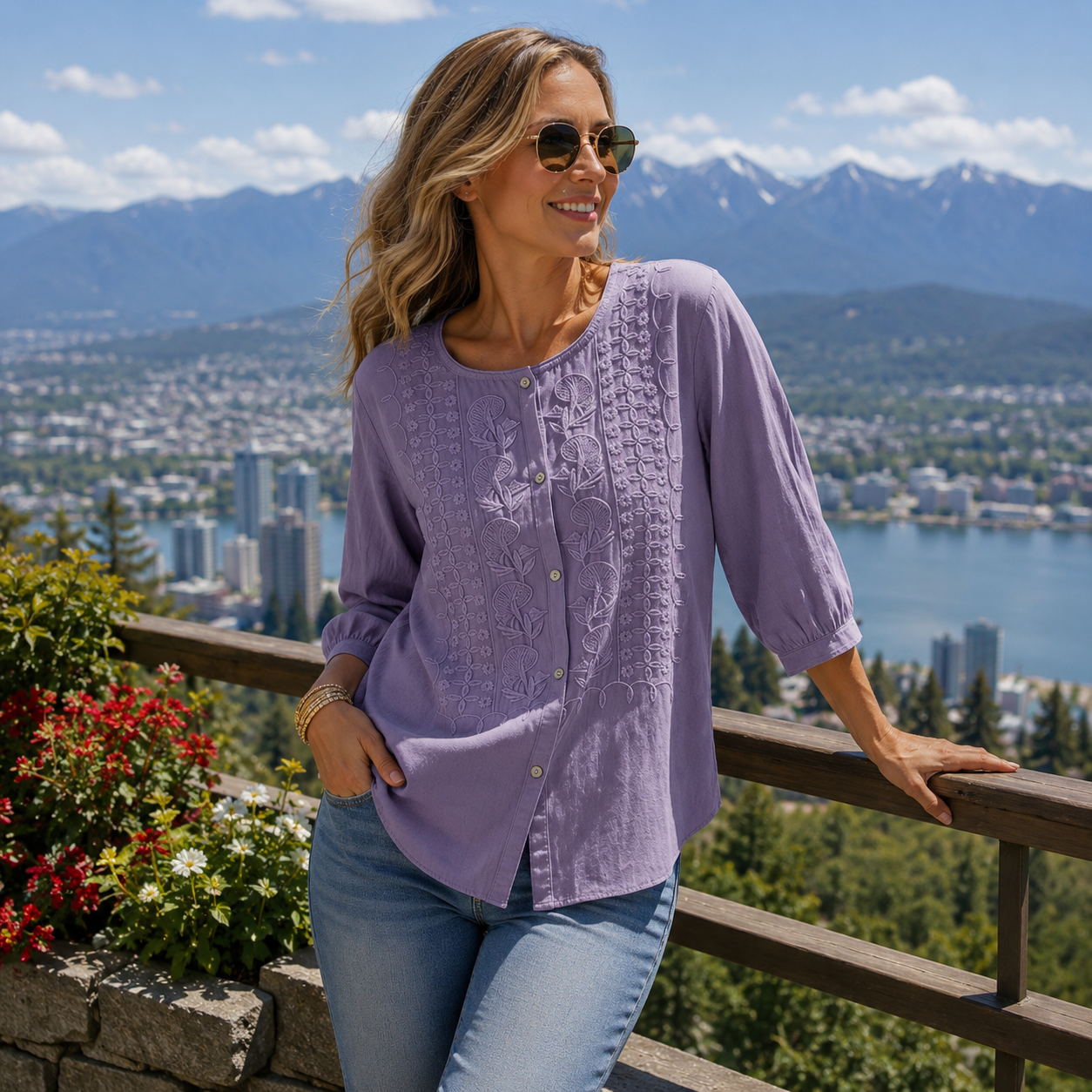 Willa London™ | Artisan Floral Blouse