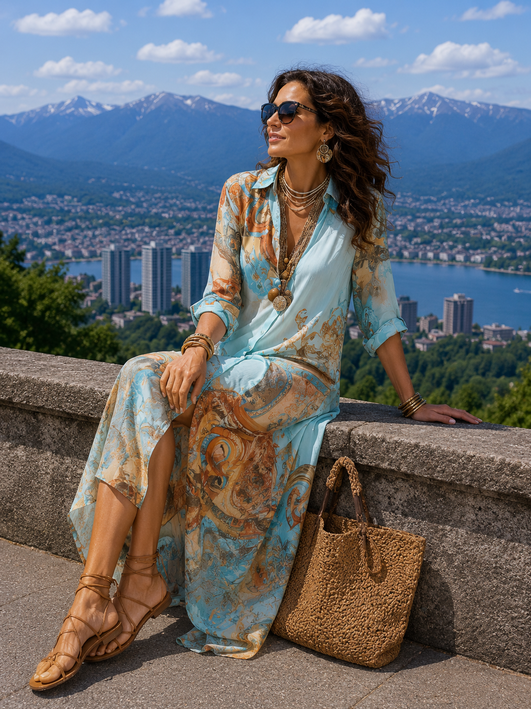 Willa London™ | Serene Bohemian Shirt Dress
