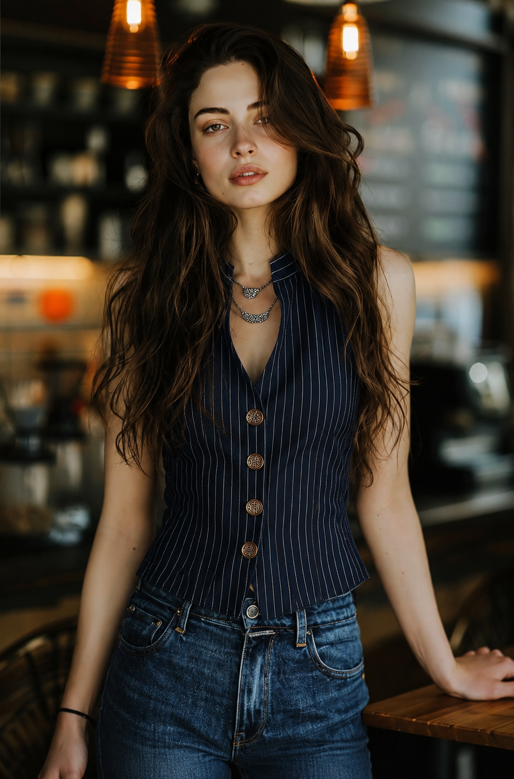 Willa London™ | Vintage Charm Henley Tank