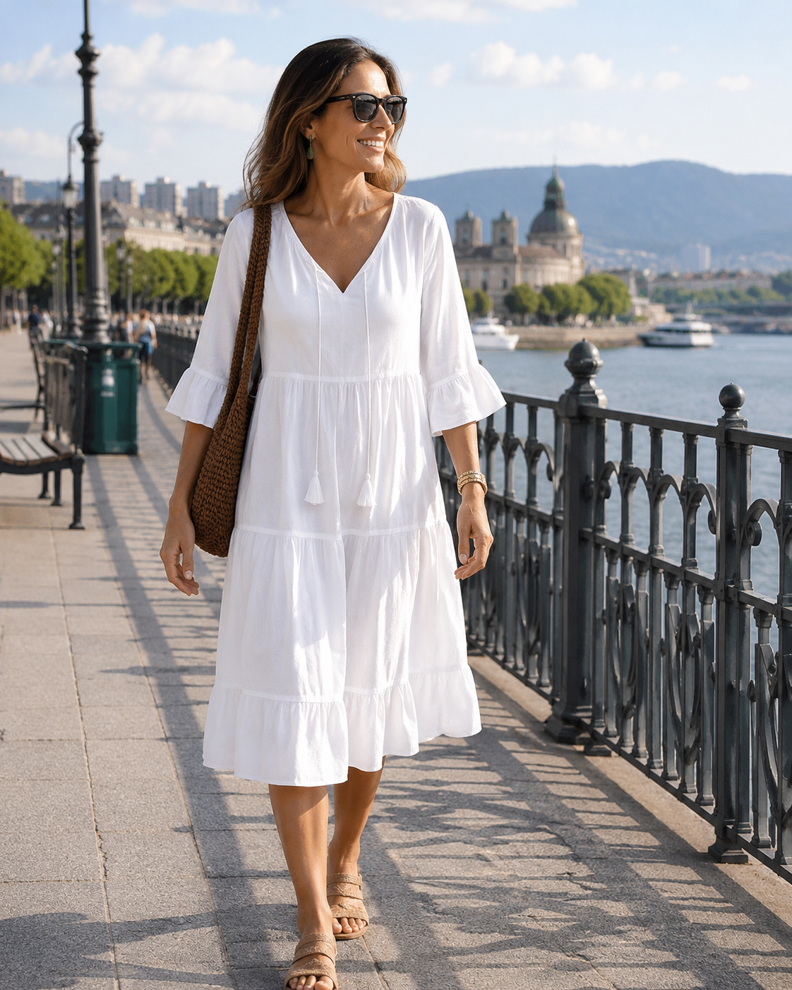 Willa London™ | Serene Summer Midi Dress