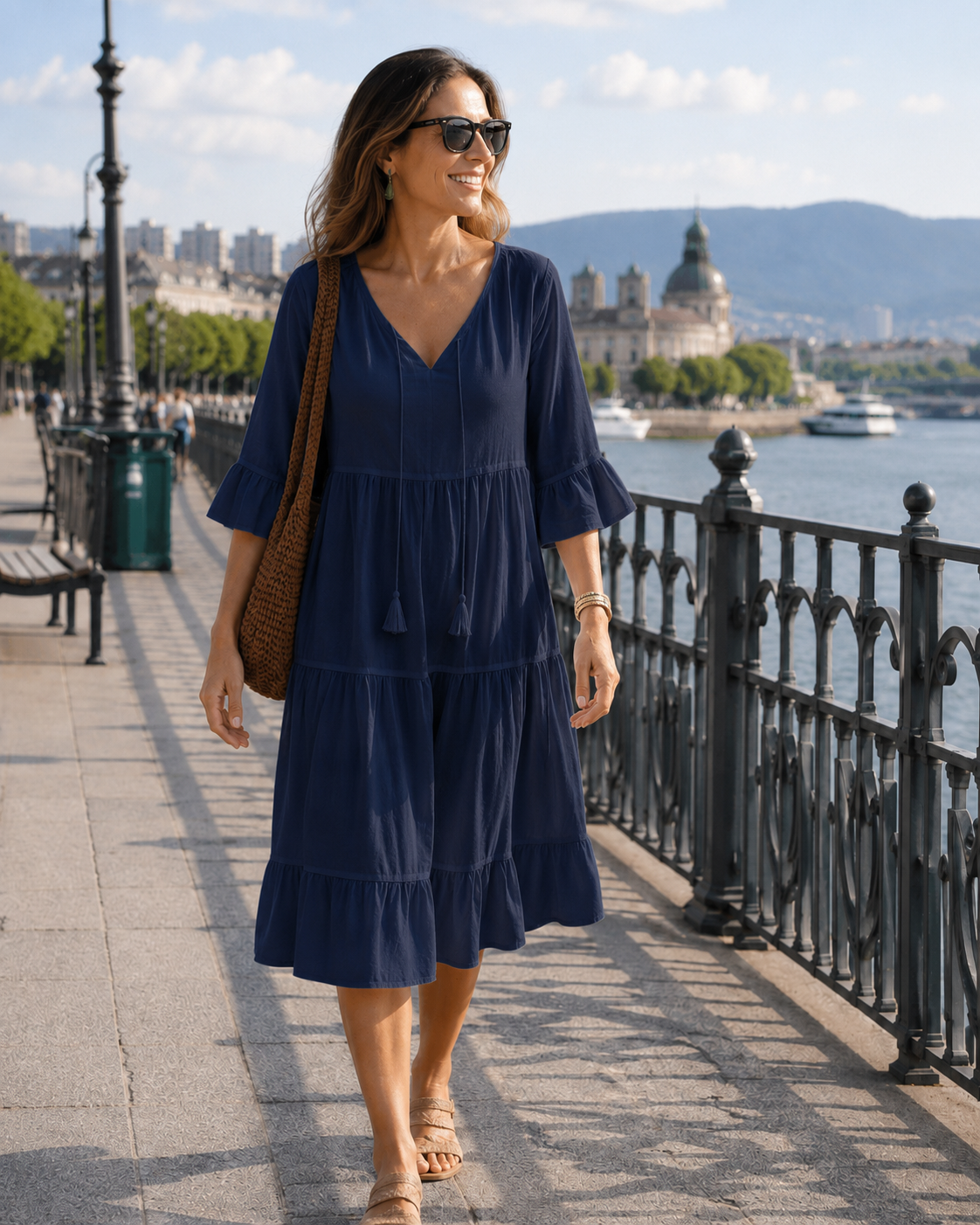 Willa London™ | Serene Summer Midi Dress
