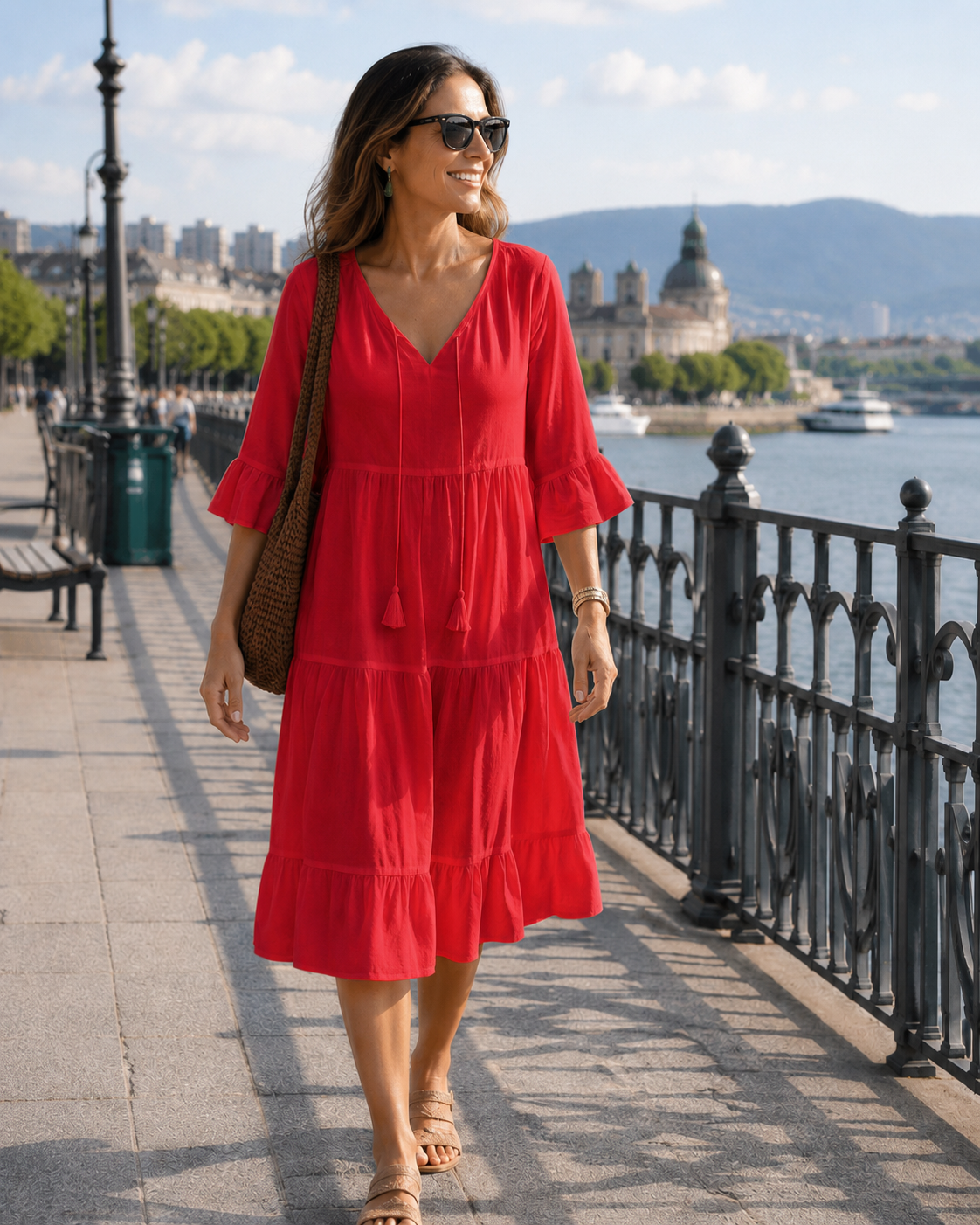 Willa London™ | Serene Summer Midi Dress