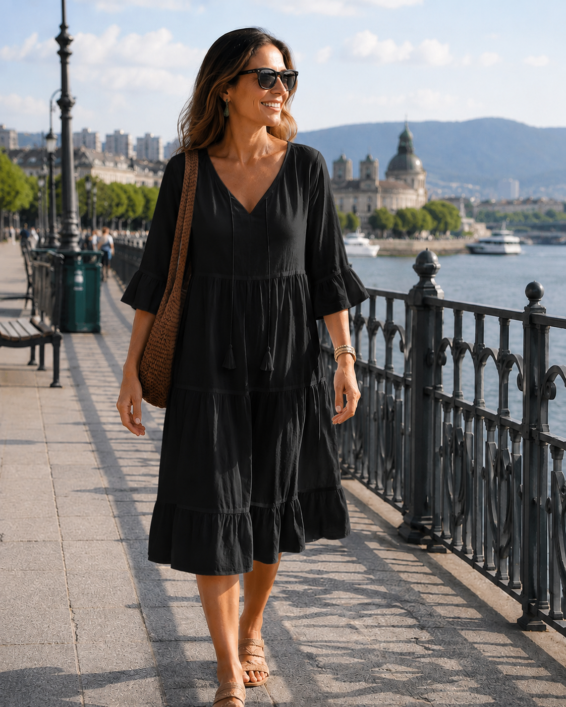 Willa London™ | Serene Summer Midi Dress