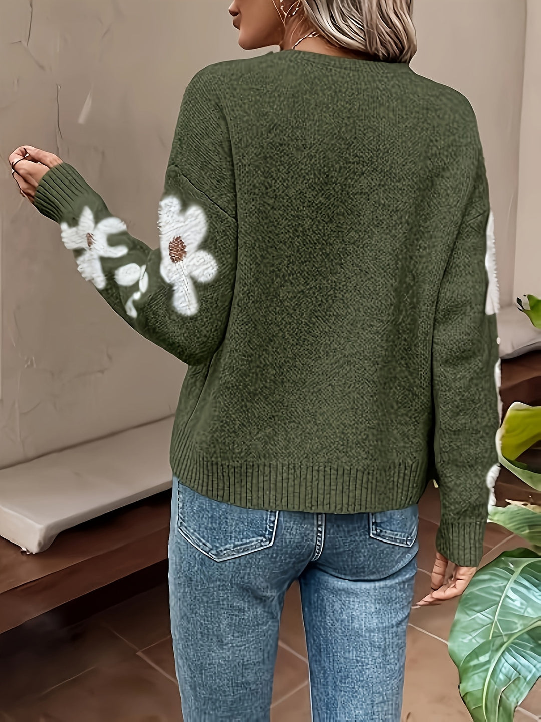Willa London™ | Daisy Blossom Knit Sweater
