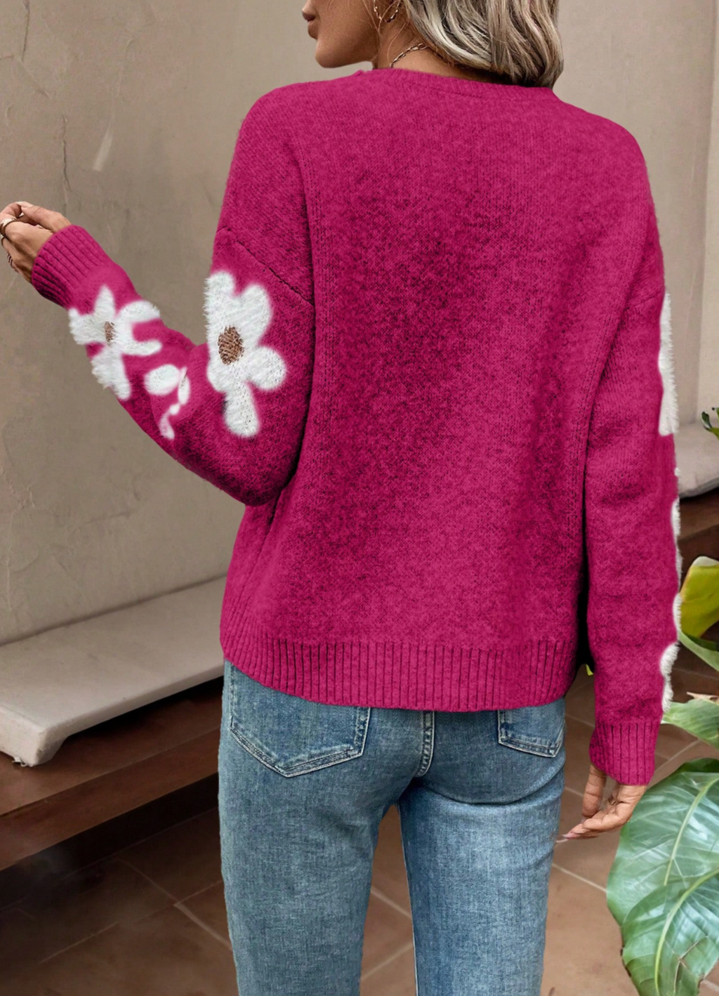 Willa London™ | Daisy Blossom Knit Sweater