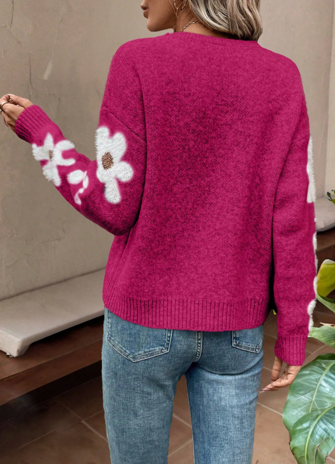 Willa London™ | Daisy Blossom Knit Sweater