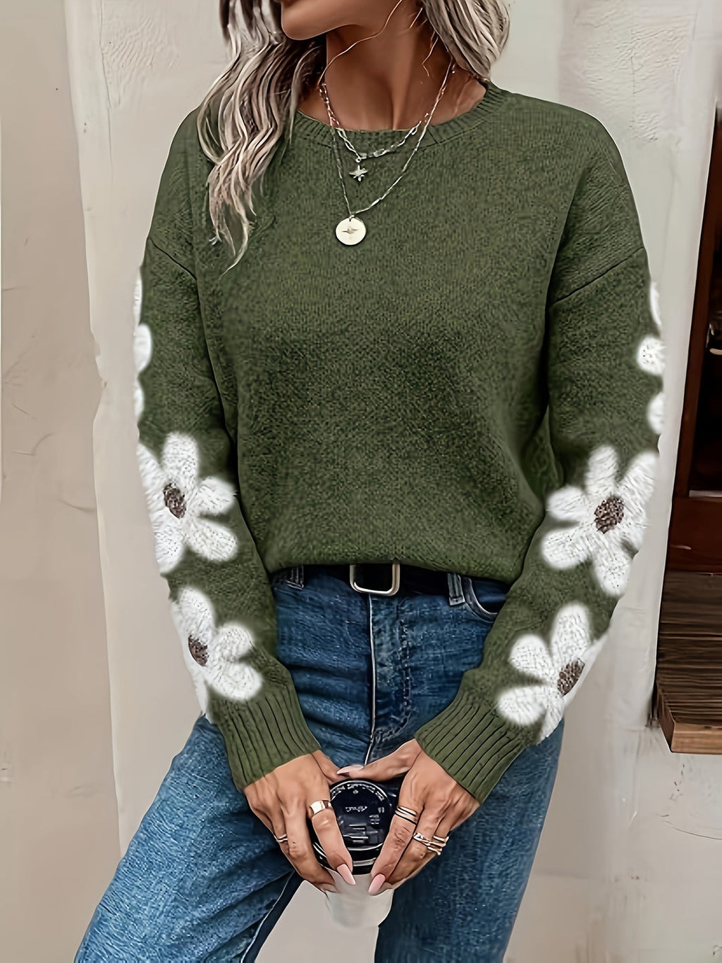 Willa London™ | Daisy Blossom Knit Sweater