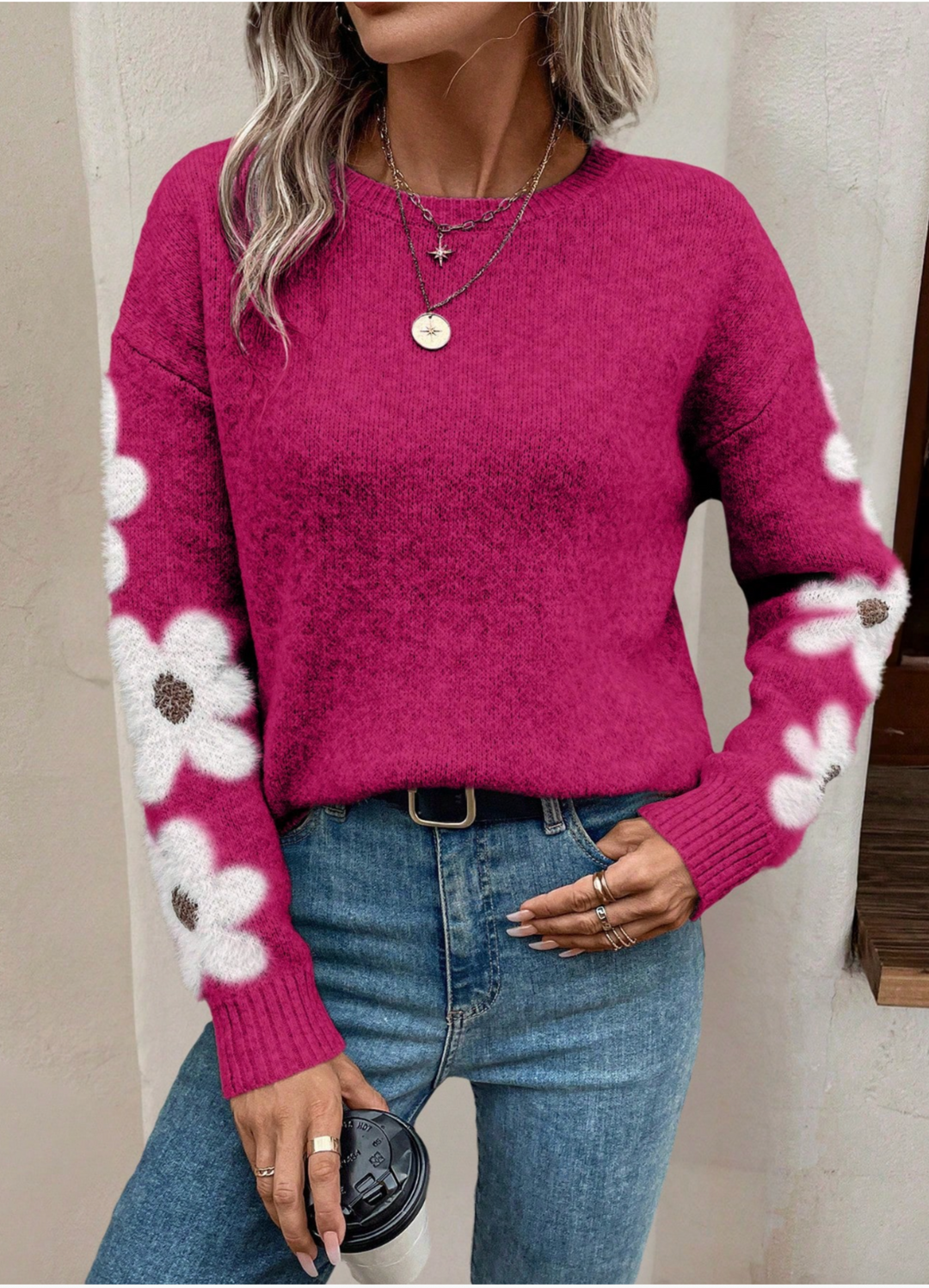 Willa London™ | Daisy Blossom Knit Sweater