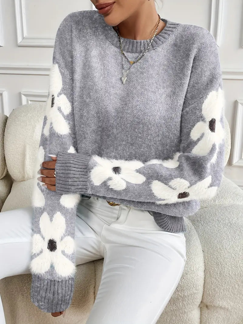 Willa London™ | Daisy Blossom Knit Sweater