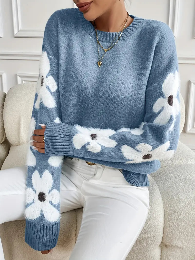 Willa London™ | Daisy Blossom Knit Sweater