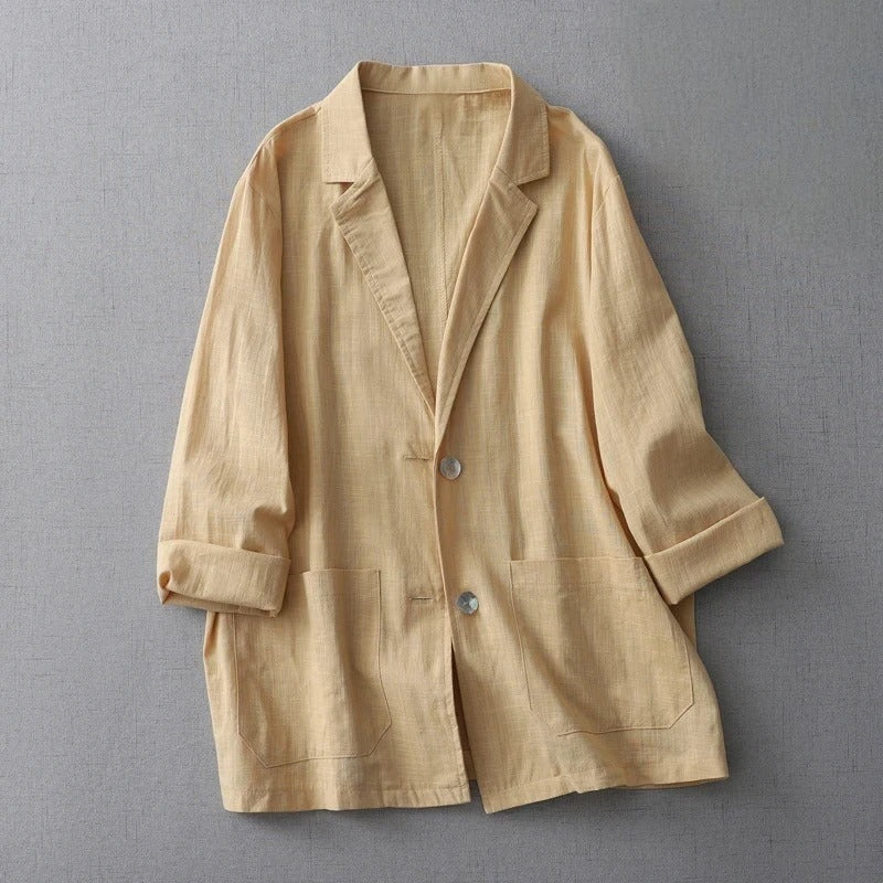 Willa London™ | Nola Luxe Linen Jacket