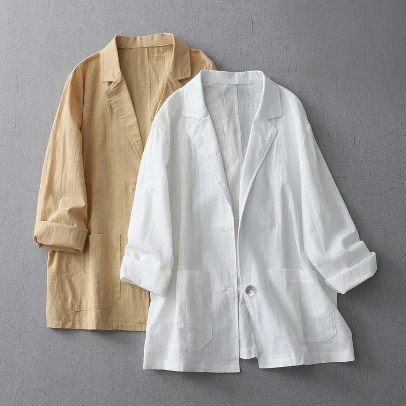 Willa London™ | Nola Luxe Linen Jacket