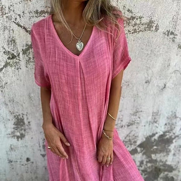 Willa London™ | Serene Cotton-Linen Dress