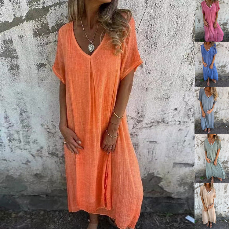 Willa London™ | Serene Cotton-Linen Dress