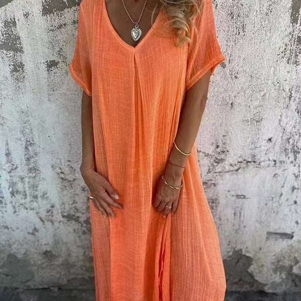 Willa London™ | Serene Cotton-Linen Dress