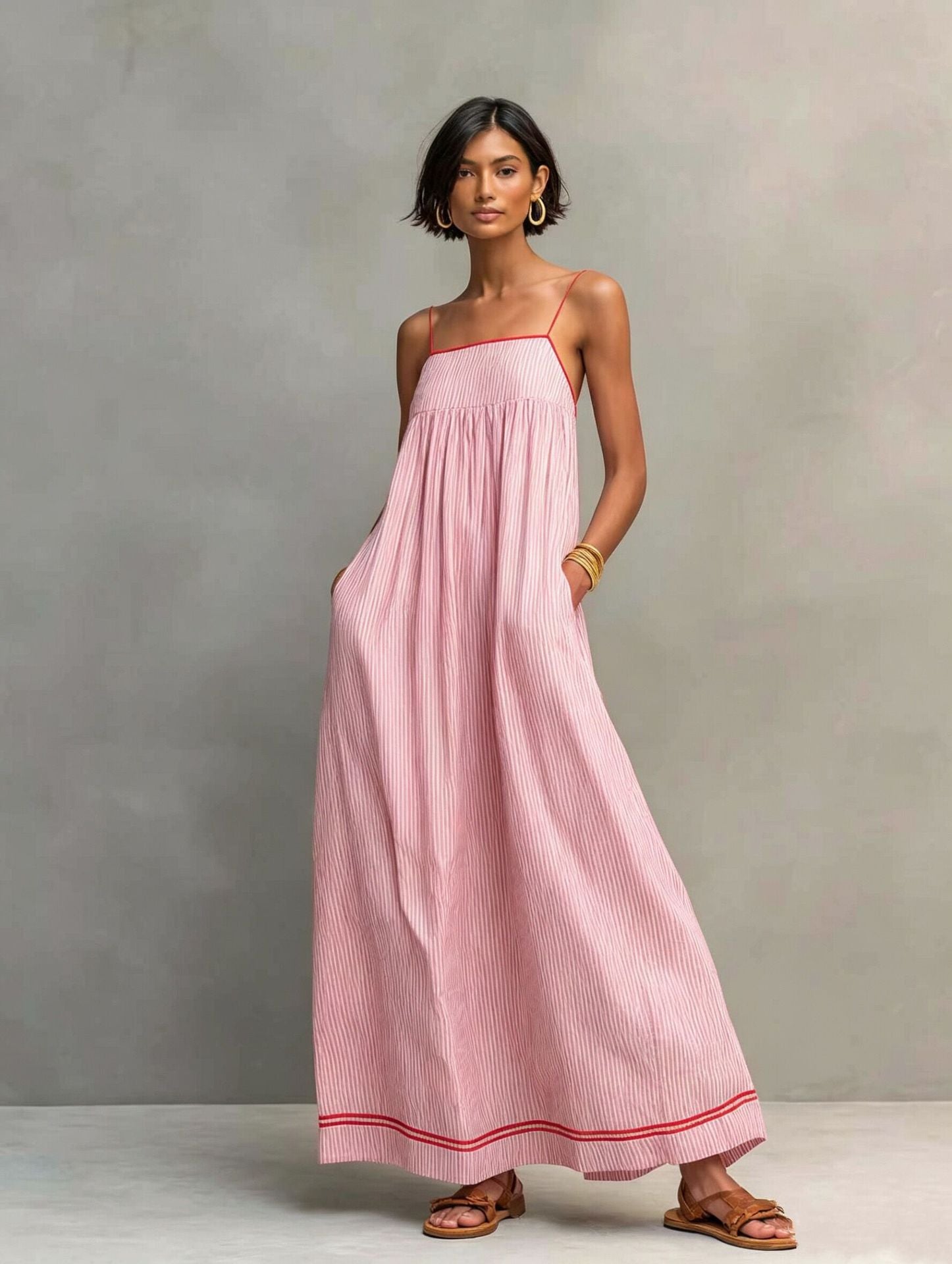 Willa London™ | Serene Stripes Maxi Dress