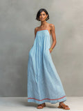 Willa London™ | Serene Stripes Maxi Dress