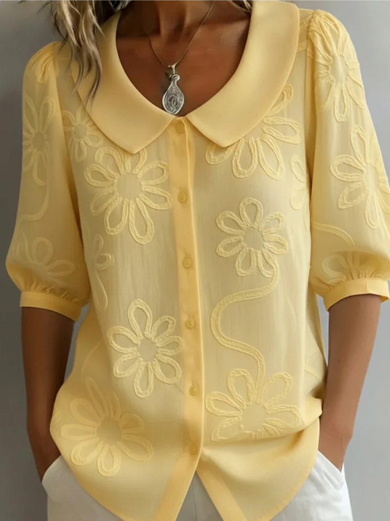 Willa London™ | Floral Elegance Blouse