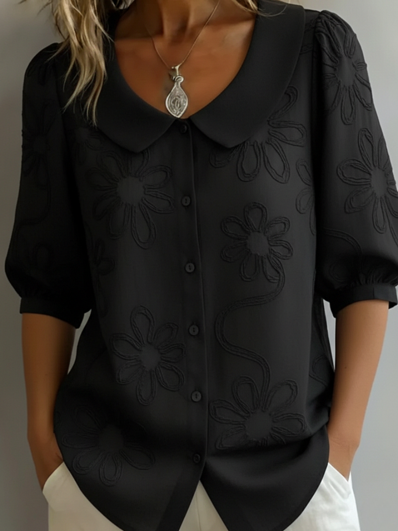 Willa London™ | Floral Elegance Blouse