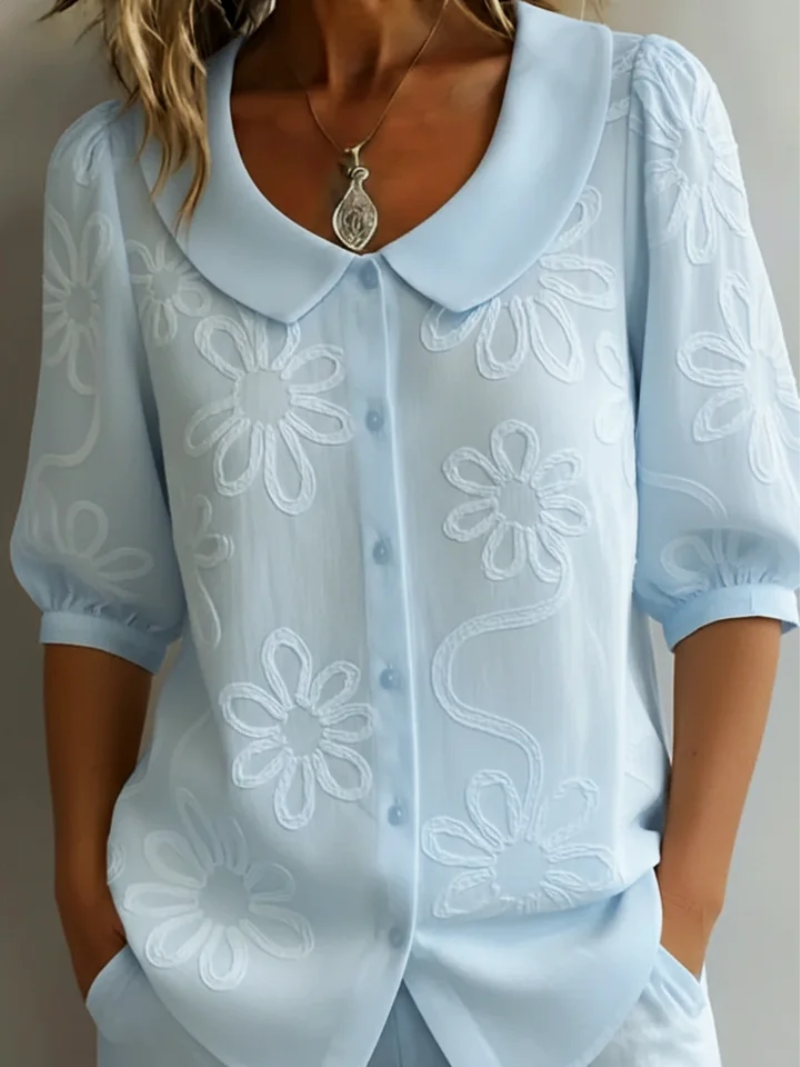Willa London™ | Floral Elegance Blouse