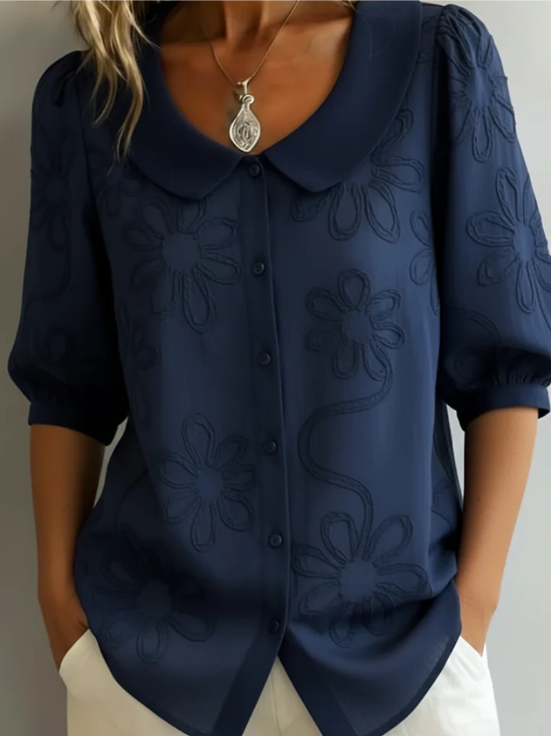 Willa London™ | Floral Elegance Blouse