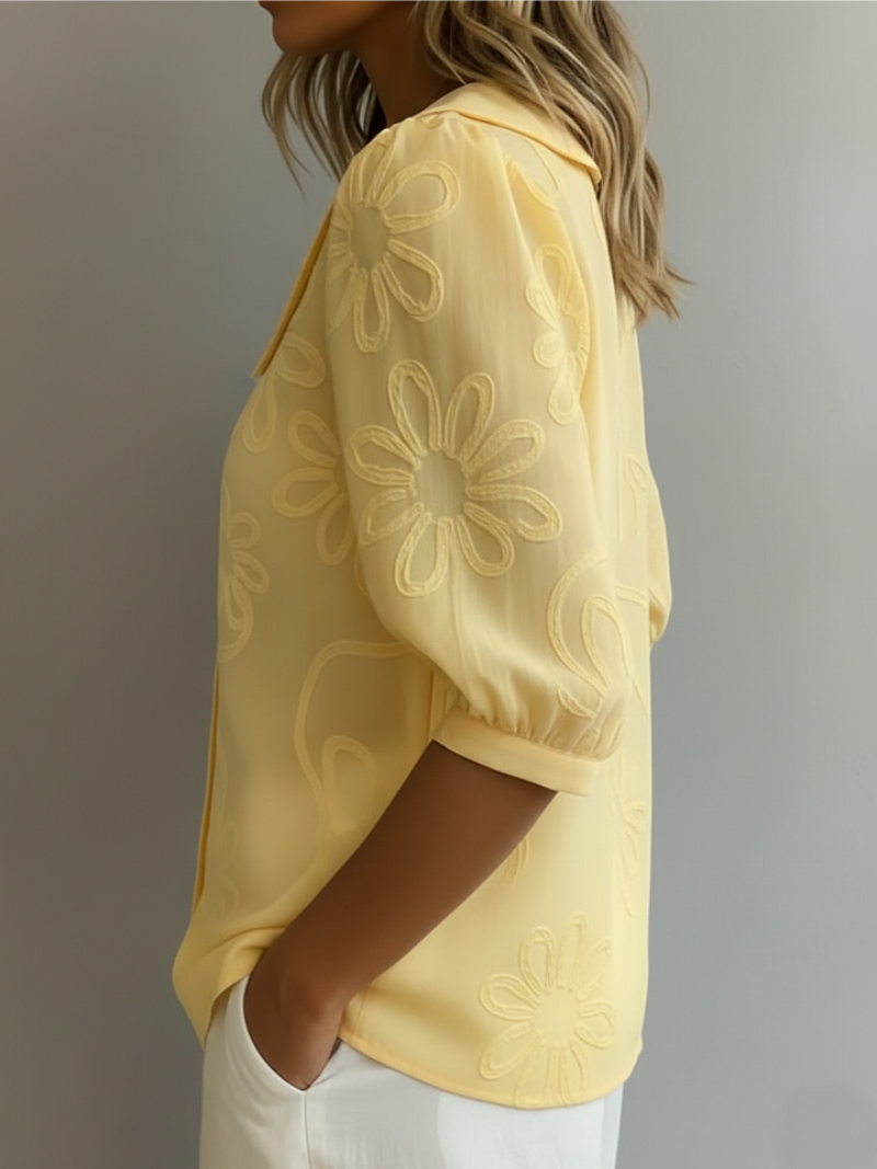 Willa London™ | Floral Elegance Blouse