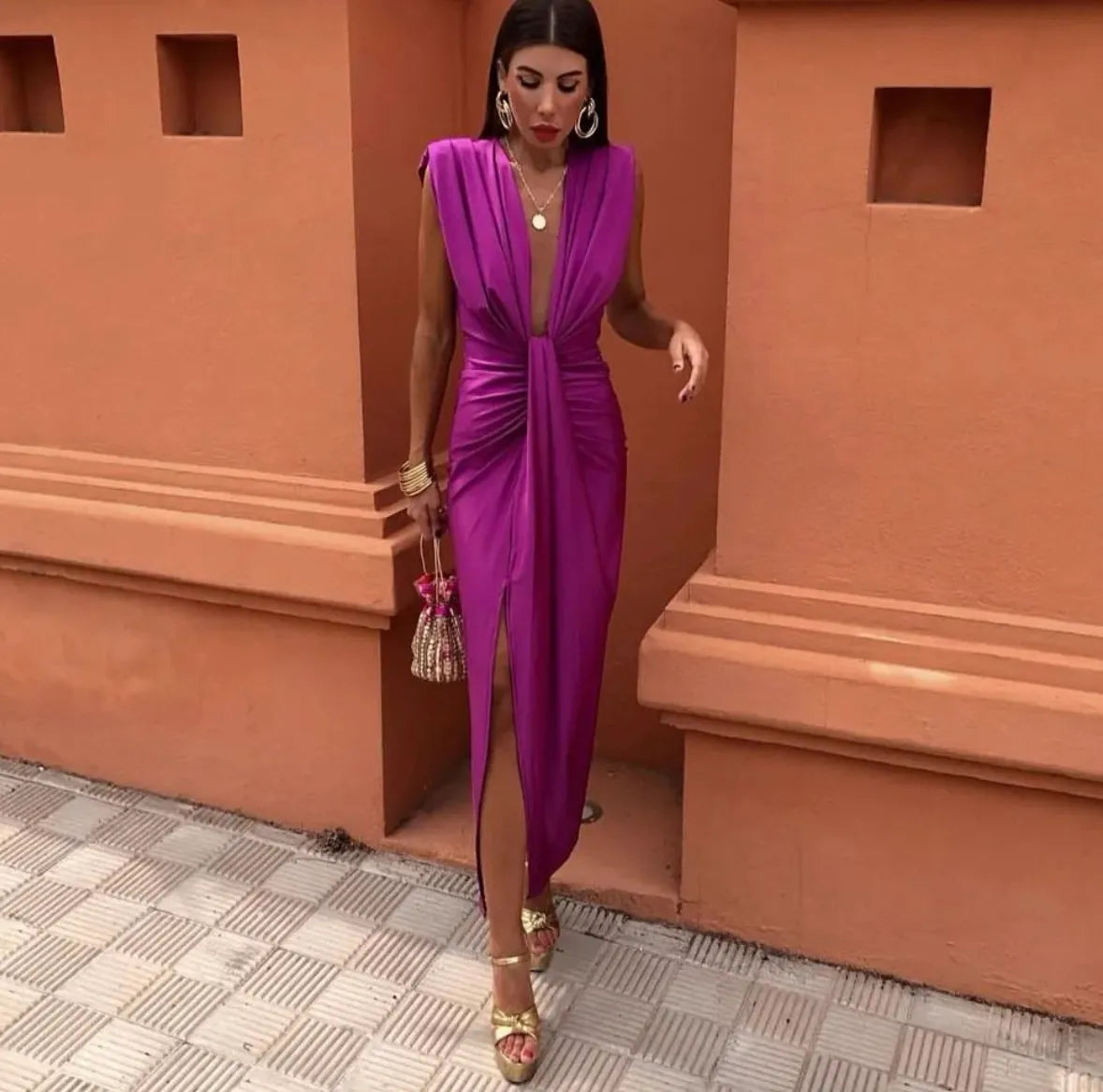 Willa London™ | Timeless Elegance Pleated Dress