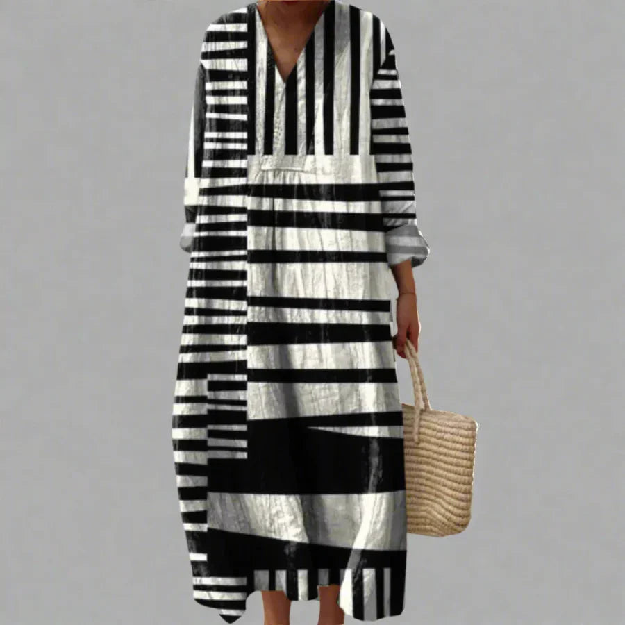 Willa London™ | Geometric Elegance Dress