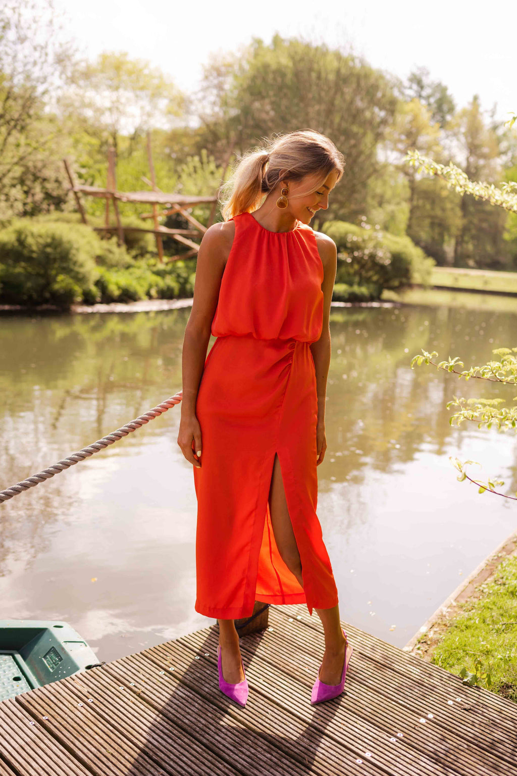 Willa London™ | Summer Elegance Midi Dress