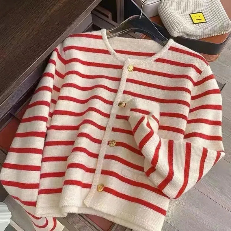 Willa London™ | Parisian Striped Cardigan