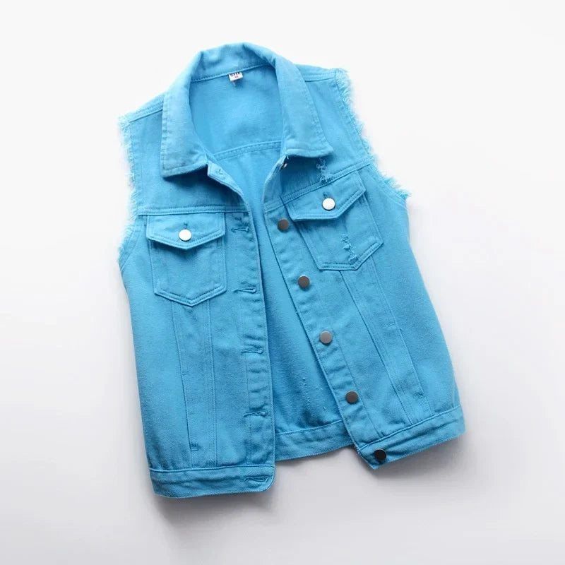 Willa London™ | Urban Rebel Denim Vest