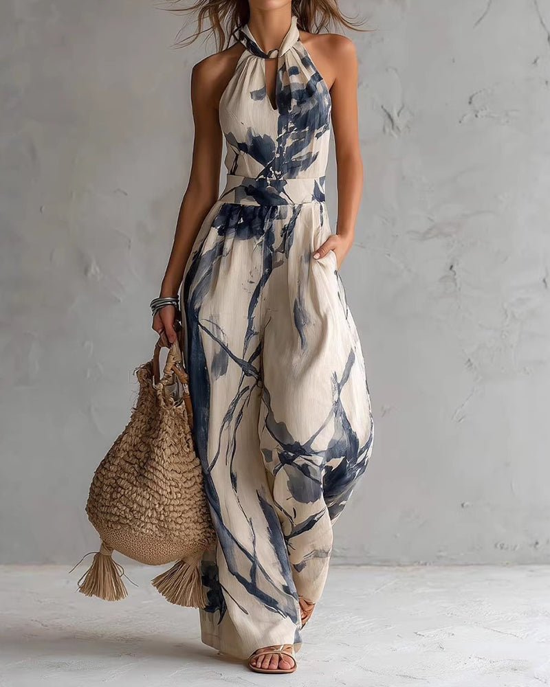 Willa London™ | Aquatic Elegance Jumpsuit