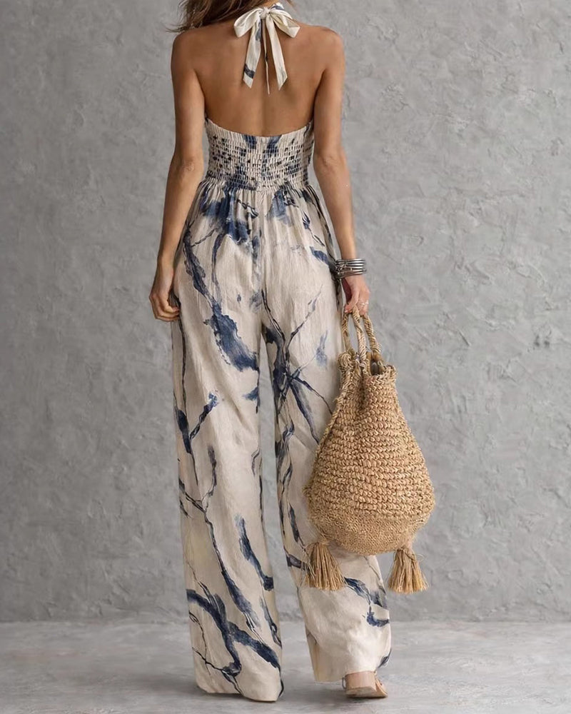 Willa London™ | Aquatic Elegance Jumpsuit